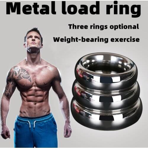40/45/50mm Stainless Steel Cock Ring Delay Spray Delay Metal Scrotum Dick Bondage Sex Toys For Men Penis Ring Bdsm Sex Tools