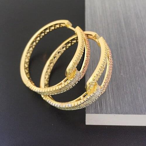 Lanyika Fashion Jewelry U-morpha Micro inlay Party Earrings Anniversary Banquet Daily Best Gift