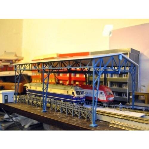 1/87 Model Train ho scale frame garage diy kit architectural Model material sand table Model materials Free Shippin