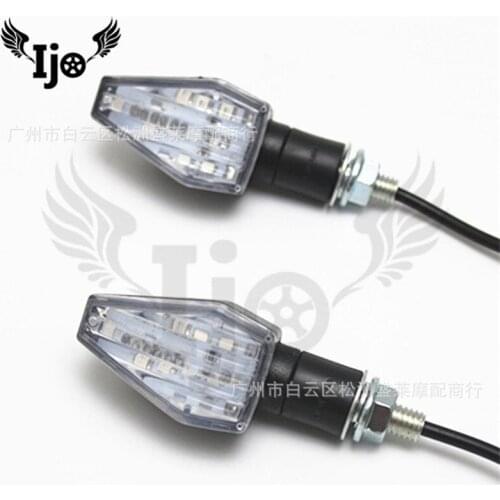 Motorbike moto scooter motocross stop signal bobber running turn signal brake light motorcycle indicators street triple flasher