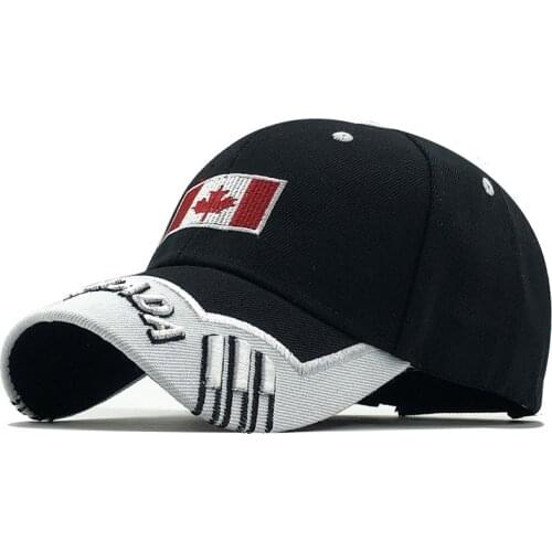 Gorras Brand Canada Flag Men fishing Baseball Cap Of Canada Hat Mens Snapback Bone Adjustable Wonmen Baseball Hat Snapback Hat
