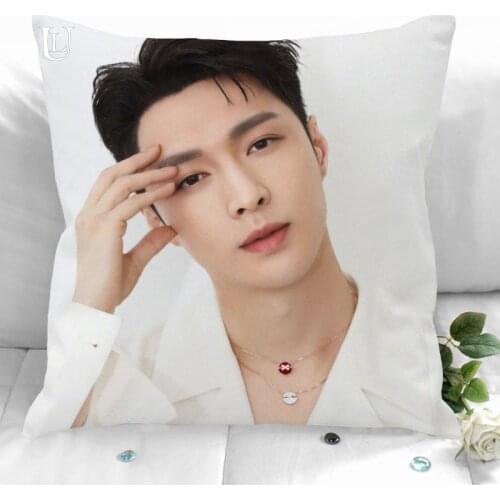 New Custom Lay Pillowcases Printed Square Pillowcase Home Decorative Zipper Pillow Cover 35X35cm40X40cm(One Side)