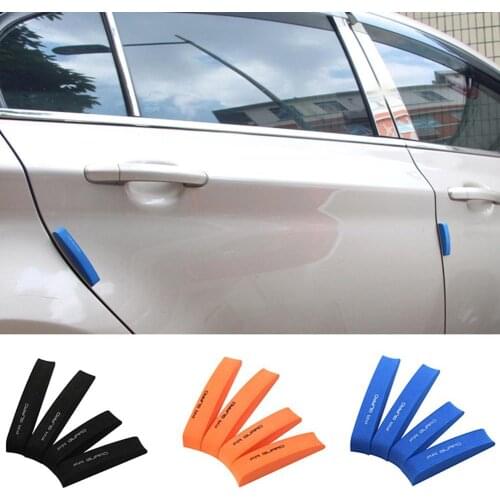 4Pcs EVA Foam Car Vehicle Door Edge Scratch Collision Guard Strip Sticker Decor Car Accessories