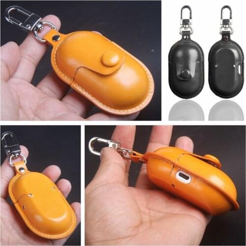 Durable Leather Protective Cover Earphone Case Sleeve Protector for Sam-sung Ga-laxy Buds+ Bluetooth-compatible Headset