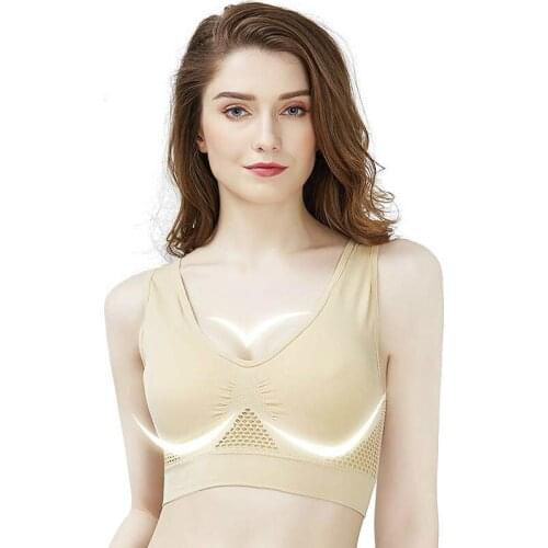 Sexy Women Bra Underwear Seamless Bra Plus Size Push Up Bras For Women Sports Damping Active Bra Comfortable Breathable BH