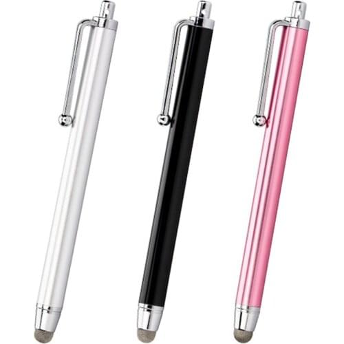 WK104B Capacitive Stylus Pen for Tablet Mobile Phone High Precision with Fiber Tip Stylus Replaceable Fiber Tip Anti Lost Rope