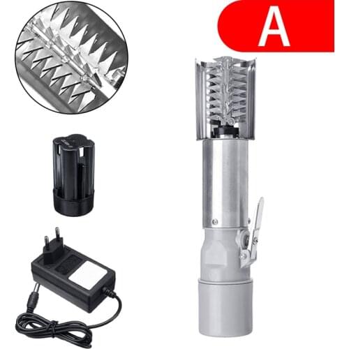 120W Portable Cordless Electric Fish Scaler Fishing Scraper Clean Fish Stripper Scale Remover Descaler Waterproof Cleaning Tool