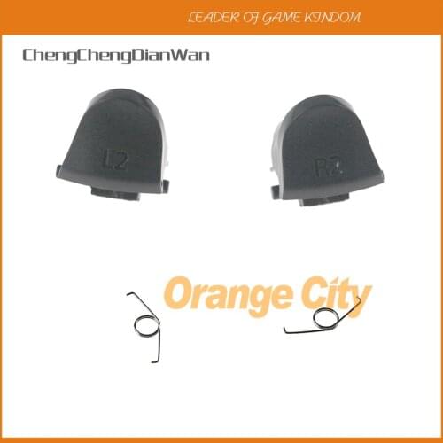 ChengChengDianWan Replacement JDS-040 JDM-040 L2 R2 with Springs For PS4 R2 L2 Trigger Button for ps4 4.0 version