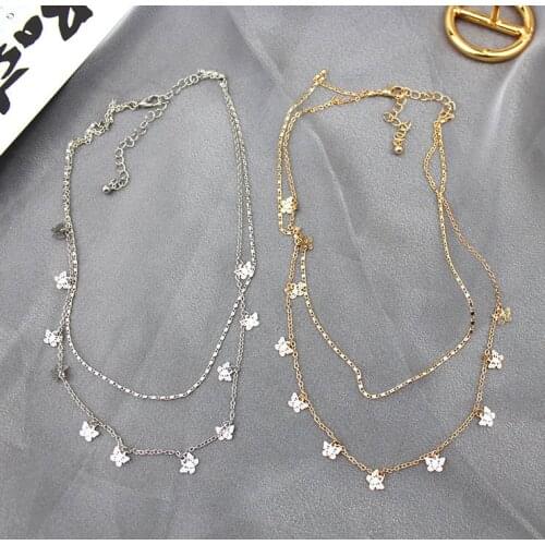 New Boho Cute Butterfly Choker Necklace For Women Gold Clavicle Chain Statement Collar Female Chocker Fashion Jewelry