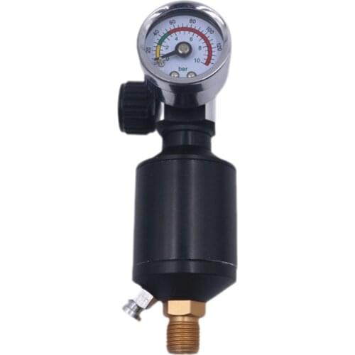 1/4 Inch Air Regulator Compressor Moisture Water Oil Separator with Pressure