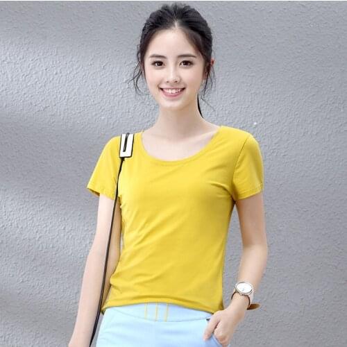 2020 New T Shirts Women Fashion Cotton Tshirts Casual Tops Tees Female T shirts Clothing