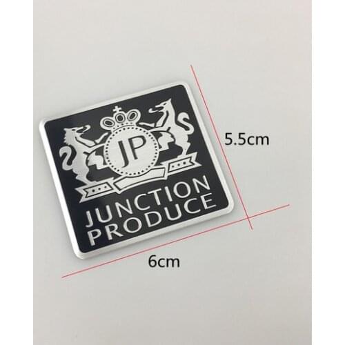 3D Auto Modified Metal Junction PRODUCE JP Luxury VIP Trunk Side Seal Decal Sticker Badge Car Assessoires