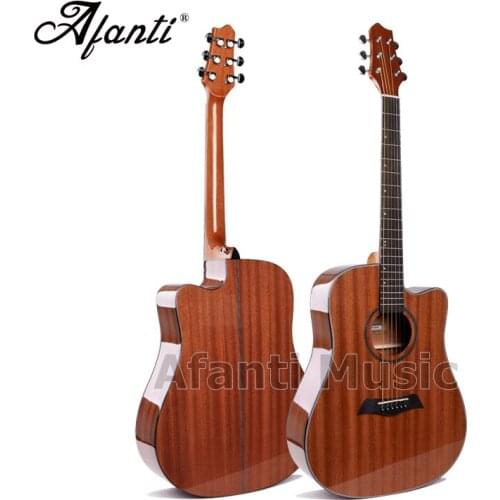Afanti Music 41 inch Sapele top / Sapele Back & Sides Acoustic guitar (WY-039)