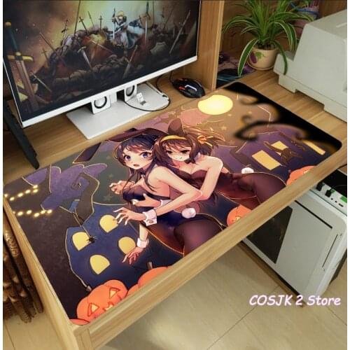 Anime Seishun Buta Yarou Wa Bunny Girl Senpai no Yume Sakurajima Mai Mouse Pad Thicken Gaming Mice Mat Desk Keyboard Mat Playmat