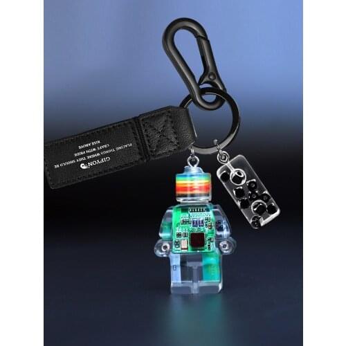 Keychain chain creative personality back school bag pendant ornament rope motorcycle car tide brand fashion key chain