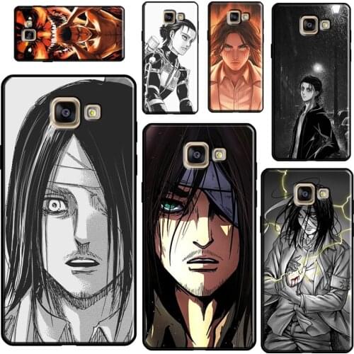 Eren Yeager Attack on Titan Cover For Samsung Galaxy A5 A3 2017 J1 J3 J5 J7 2016 J4 J6 Plus J8 A6 A7 A9 A8 2018 Case
