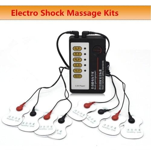 Electro Shock Kit,Electro Shock Kit Breast Massager Pad For Machine Health Care BDSM Bondage Gear Adult Medical Themed Sex Toys