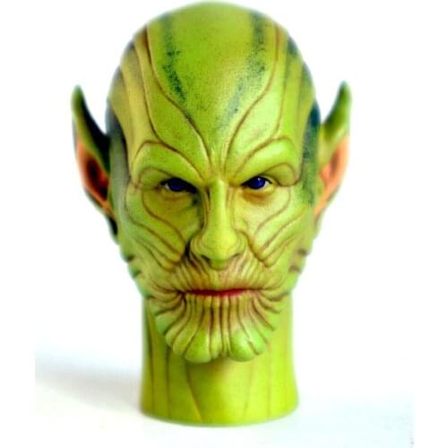 Estartek 1/6 Alien Skrull Talos Head Sculpture for 12inch Action Figure DIY