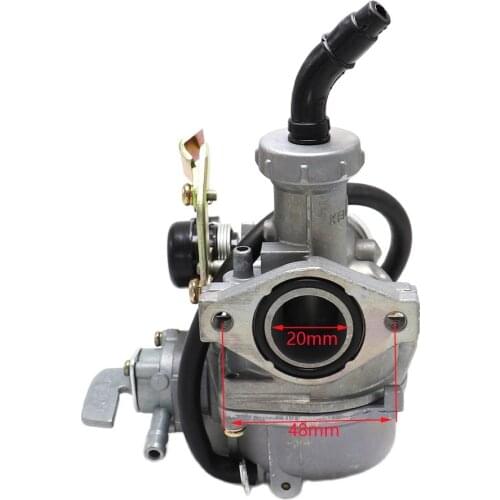 Motorcycle Carburetor PZ20 20mm Carburetor With Oil Switch For 50cc 70cc 90 100cc 110cc 125cc Carburetor Coolster Chinese Motor