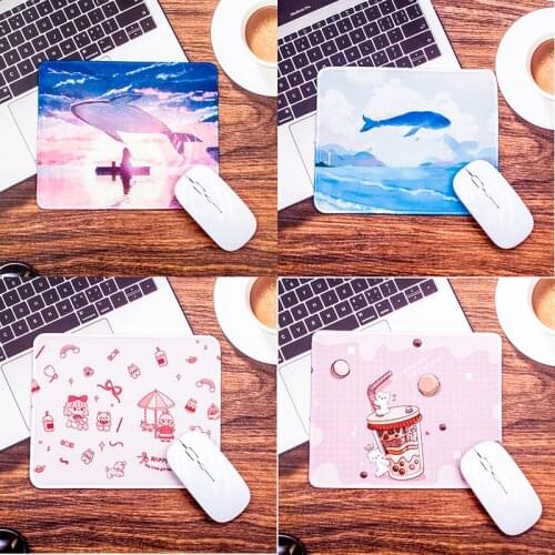 Kawaii Mouse Pad Cute Mouse Pad Deskpad Gaming Wrinting Cute Desk Mats for Office Home PC Computer Keyboard Protector