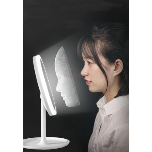 Led Makeup Mirror With Light Desktop Net Red Female Fill Light With Small Mirror Dormitory Desktop Folding Portable Vanity Sale