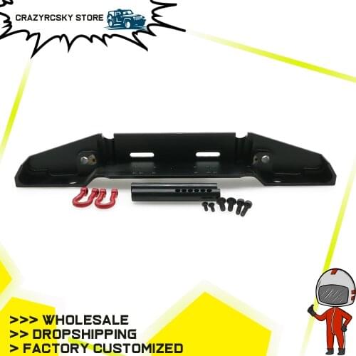 Alloy Front/Rear Bumper Rc Hobby Model Car 1:10 Hpi Venture Fj Cruiser Crawler Traxxas Trx-4 Axial Scx10