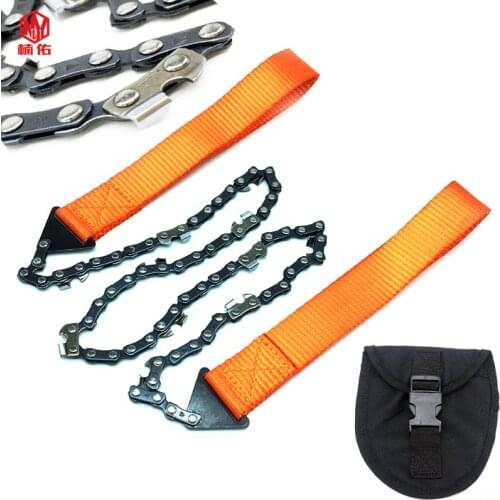 1PC EDC Portable Pocket Hand Saw Chain Saw 24 Inch Outdoor Camping Survival Tool Garden Saw Wire Saw