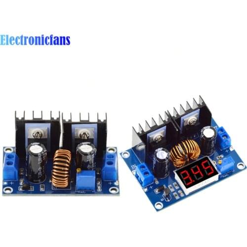 XL4016 DC-DC 4-36V To 1.25-36V Step-Down Buck Converter Power Supply Board Module LED Voltmeter PWM Adjustable Max 8A 200W
