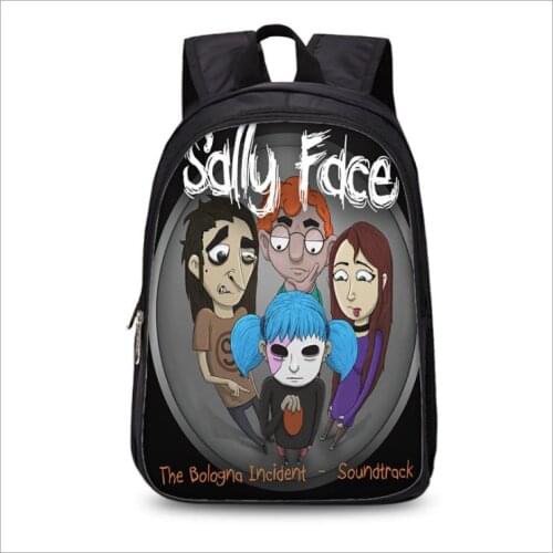 Sally Face Backpack Cartoon Galaxy Space Teenagers School Bags Women Men Laptop Backpack Casual Travel Rucksack Kids Book Bags