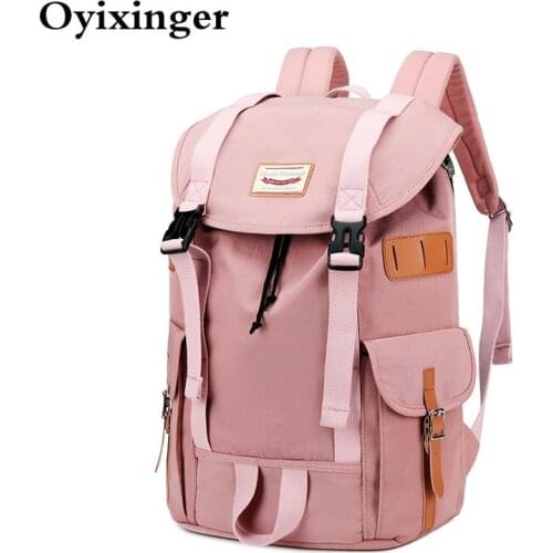 High Quality Trend Preppy Style Girls Backpack Women School Bags For Teenage College Student Girl Campus Middle School Backpacks