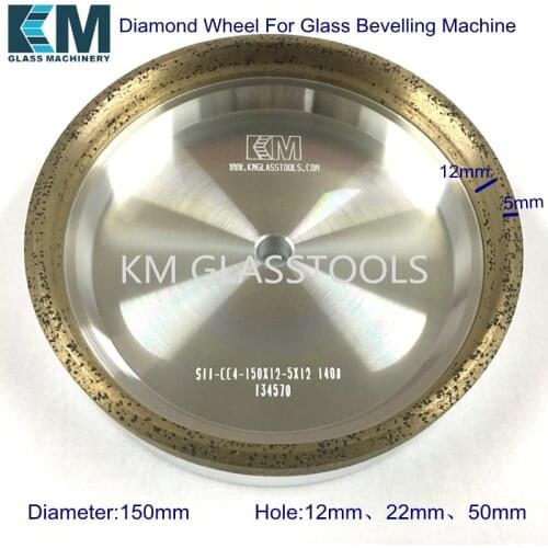 S11-CC4/High Quality!Diamond Cup Wheel(continuous)150xd-5x12mm for Glass Bevelling Machine