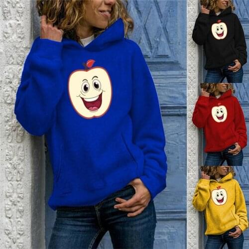 Print Oversized Hoodies Lady Tops Autumn Women Men Long Sleeve Sweatshirts Women Hoodies