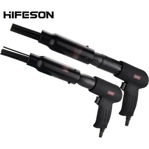 Hifeson high quality pneumatic needle derusting gun 190C250C pneumatic hand-held small derusting tool