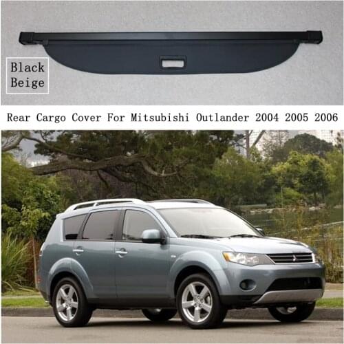 Rear Cargo Cover For Mitsubishi Outlander 2004 2005 2006 Privacy Trunk Screen Security Shield Shade Black Beige Auto Accessories