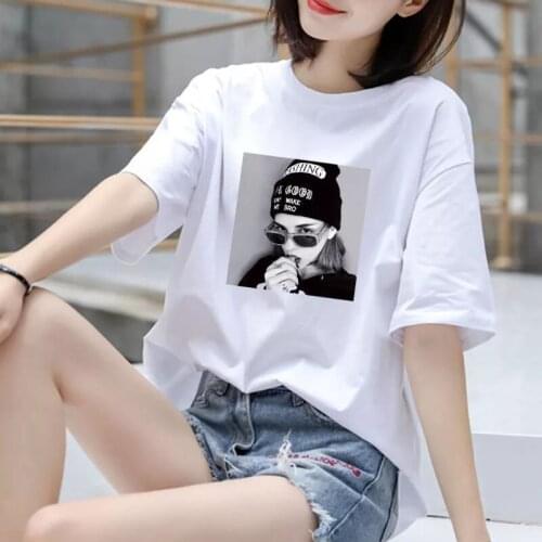 Womens Fashion Casual Shirt Cute Girl Kitten Print Pattern Casual Womens Handsome Street Shooting Casual Shirt