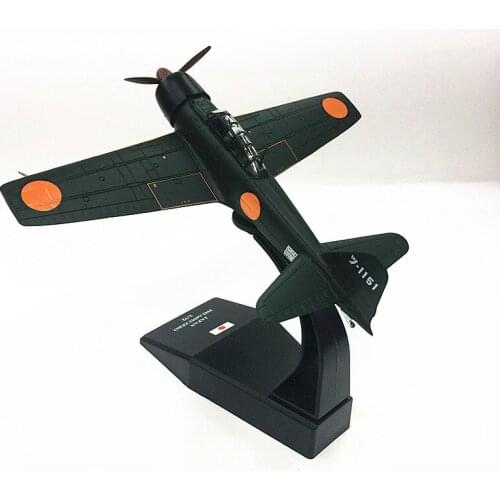 1:72 Alloy Casting World War II Japan A6M Zero Fighter Alloy Aircraft Model 32 Aircraft Home Display Collection Free Shipping