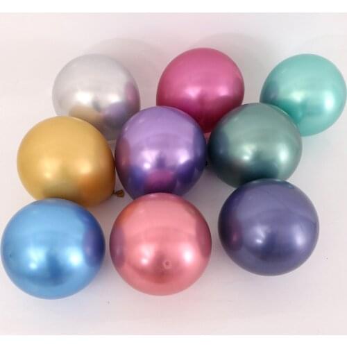 10pcs metal balloons 10 inch golden balloons birthday party decoration balloons wedding balloons wholesale balloons