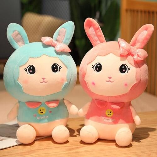 25/35/50CM kawaii Rabbit Plush Toys Baby Appease Dolls Stuffed Soft Animal Toys Lovely Rabbit Pillow for Children Girls Gifts