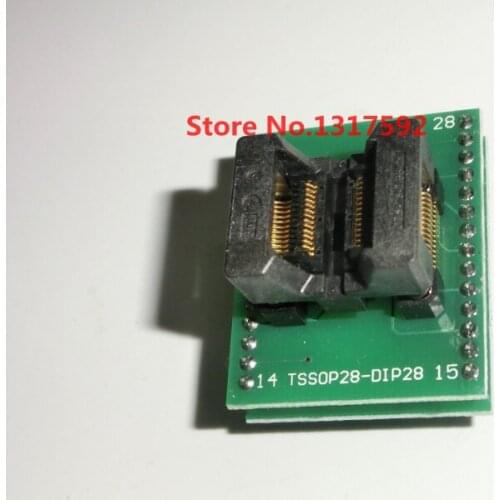 TSSOP28 to DIP28 Adapter TSSOP20 TSSOP24 TL866A TL866CS programmer adapter TSSOP8 to DIP28 IC Test Socket adapter 0.65mm Pitch