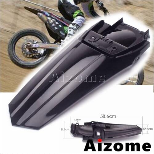 2020 Motorcycle Rear Fender Pit Bike Plastic Rear Mudguard For Honda CRF 230 F CRF 230F CRF230F Racing Motocross Black Mud Guard