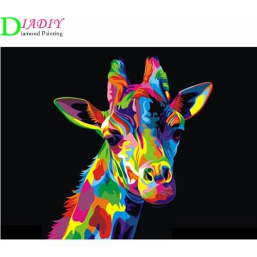 DIY 5D Diamond Painting Animal Lion Cat Cross Stitch Kit Full Drill Embroidery Mosaic Art Picture of Rhinestones Home Decor Gift