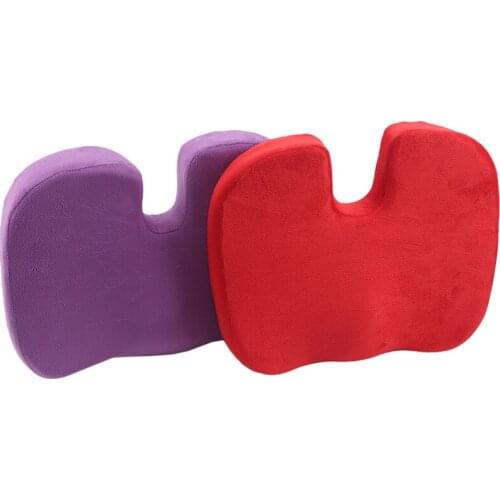 2021 Travel Seat Cushion Coccyx Orthopedic Memory Foam U Seat Massage Chair Cushion Pad Car Office Massage Cushion