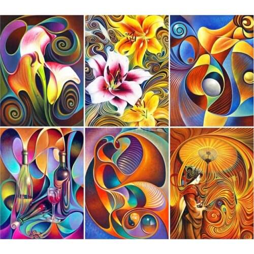 EverShine Oil Paint By Numbers Flowers Hand Painted Sale Wall Art Picture Drawing Canvas Home Decor