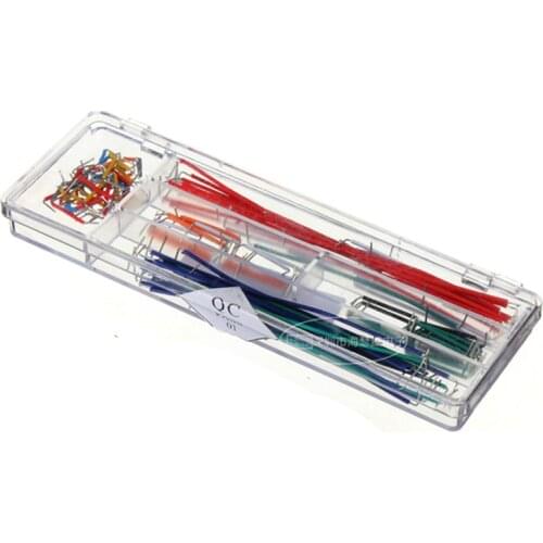 Hot Sell 140 pcs U Shape Solderless Breadboard Jumper Cable Wire Kit