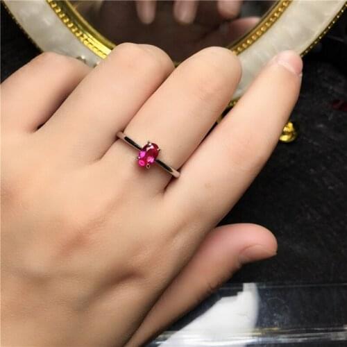 Crystal woman ring ladies jewelry Japanese Korean popular simple style exquisite small fresh 925 sterling silver anillos mujer