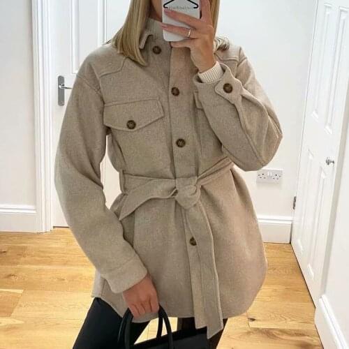 Elegant Women Winter Thick Warm Fleece Asymmetry Jacket Coat Casual Long Sleeve Pockets Female Outerwear Chic Tops