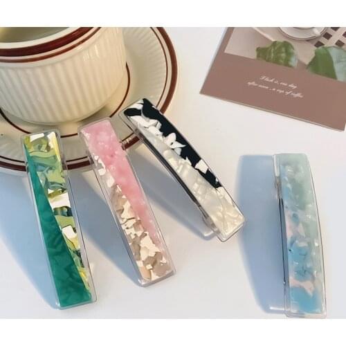 Fashion Women Metal Acetate Hair Pin Clip Leopard Hair Clip Geometric Hairpins Hair Grips Barrette Hairpin Hair Accessories