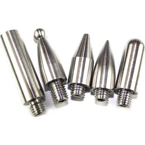 Car Dent Rod Tips Autobody Dent Removal Kit Paintless Dent Repair Hail Removal Hook Tips Slide Hammer Tips Rubber Hammer Tips