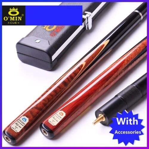 2019 NEW OMIN HURRICANE LEGEND Billiards 3/4 Snooker Cue 11.5mm Tip with Snooker Cue Case Set China