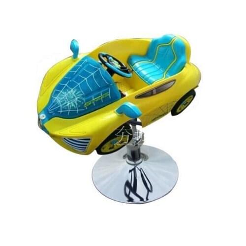 The new childrens cartoon haircut chair. Childrens music haircut. Childrens car barber chair